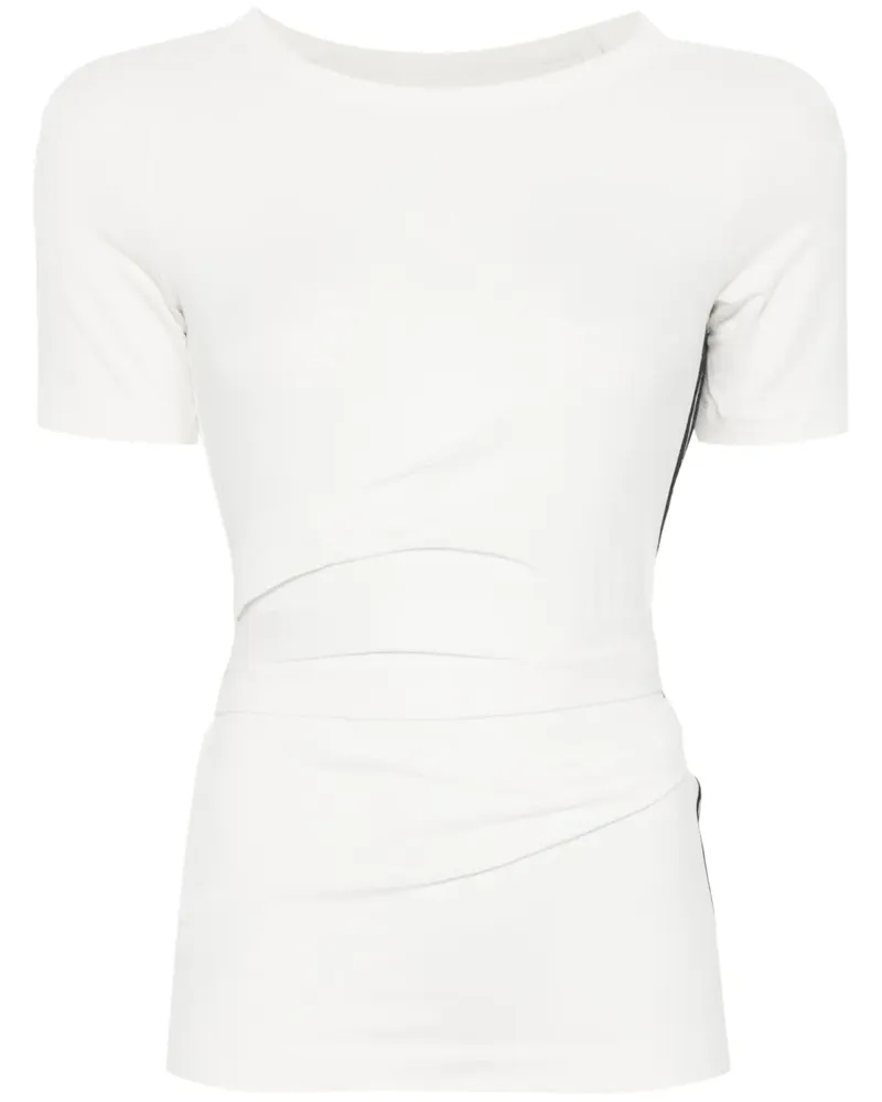 Y-3 T-Shirt mit 3 Streifen-Logo - Weiß Weiß