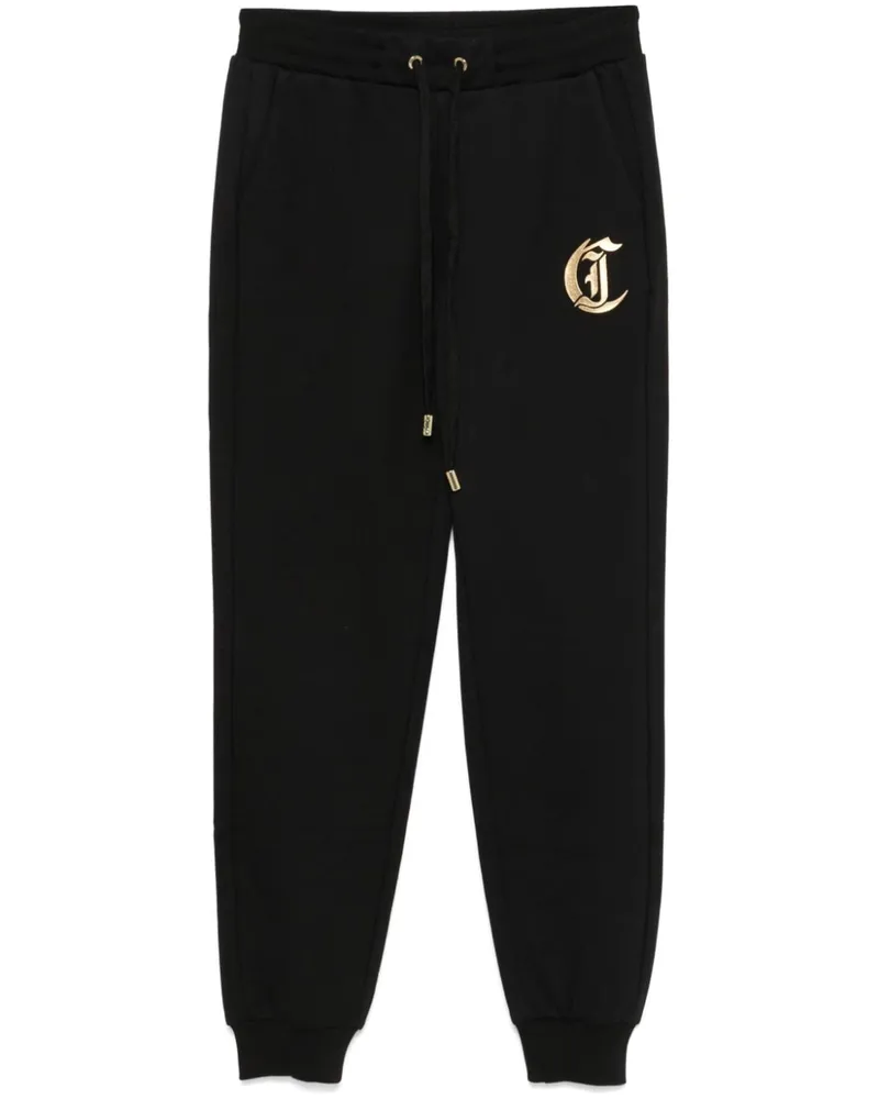 Just Cavalli Jogginghose mit Logo-Print Schwarz