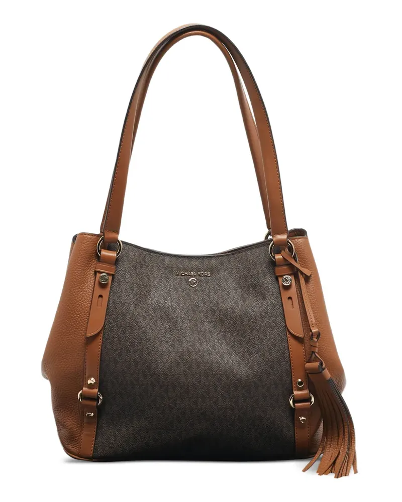 Michael Kors Schultertasche mit Henkel - Braun Braun