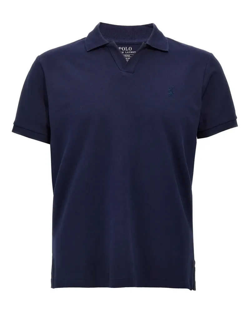 Ralph Lauren Poloshirt mit Polo Pony-Stickerei - Blau Blau