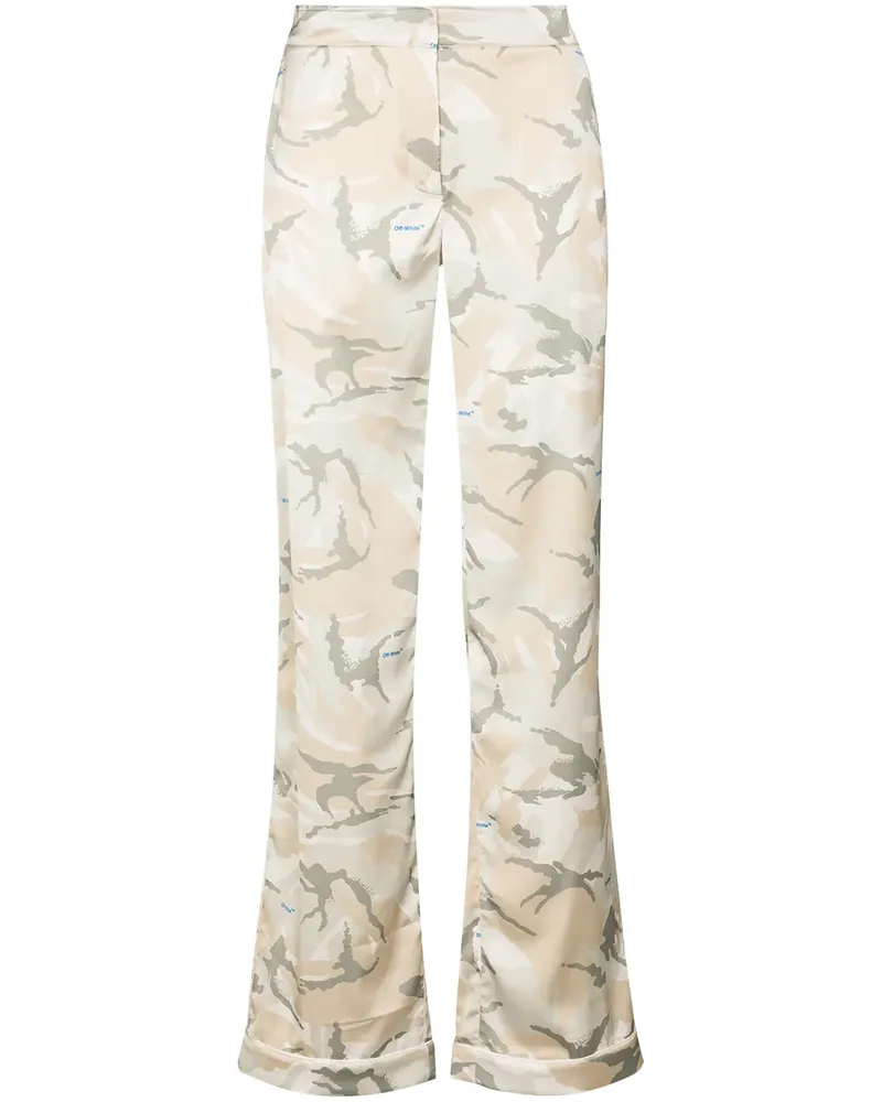 OFF-WHITE Gemusterte Hose - Nude Nude