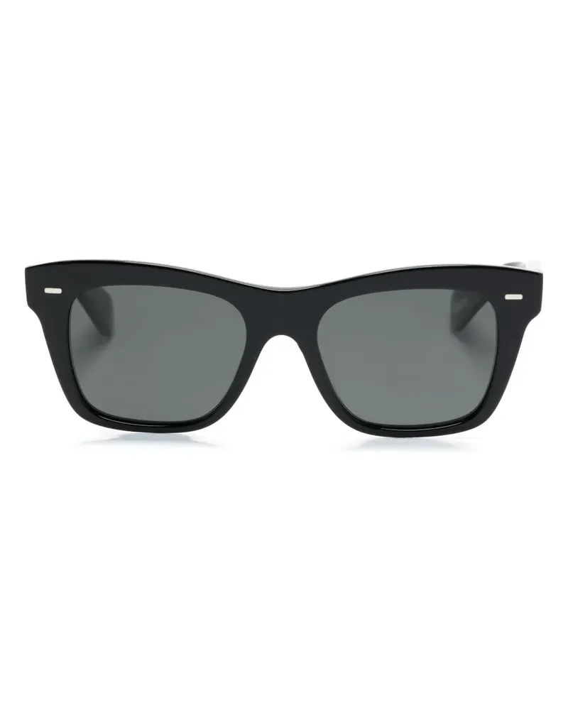 Oliver Peoples Eckige Ms. Oliver Sonnenbrille - Schwarz Schwarz