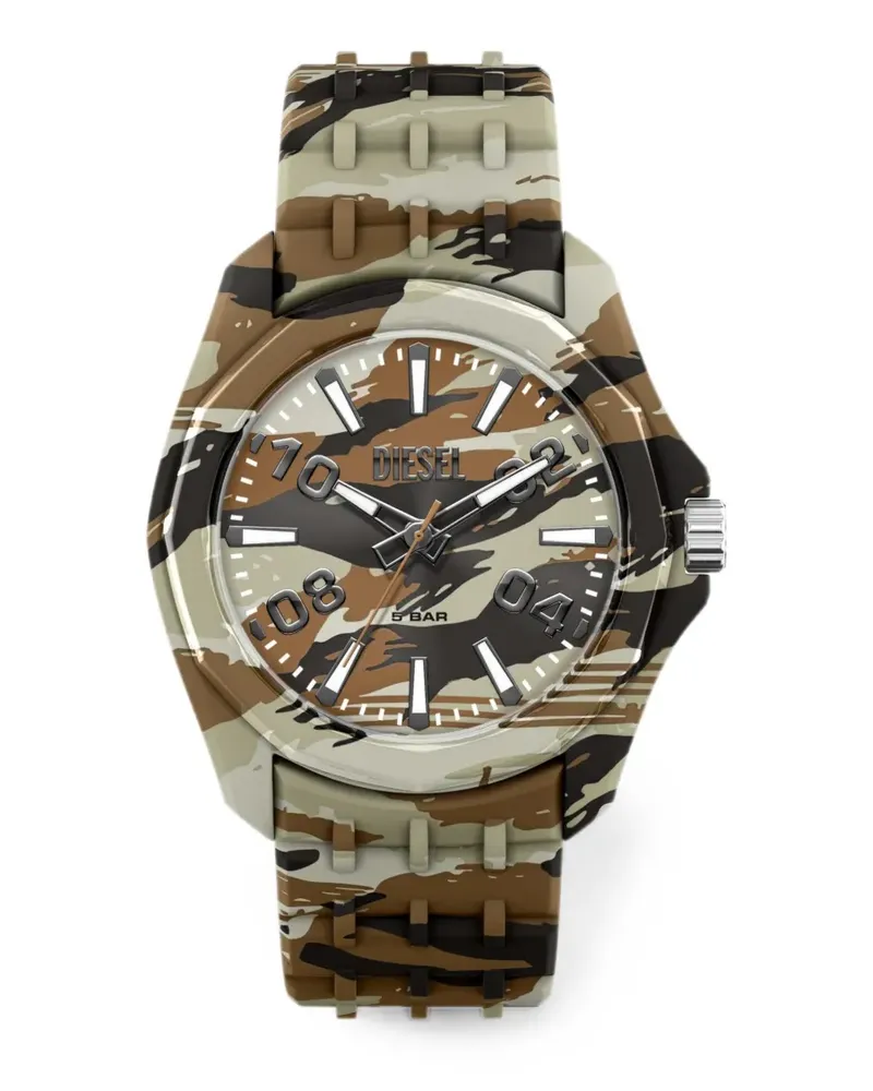 Diesel Stinger camo silicone watch - Nude Nude