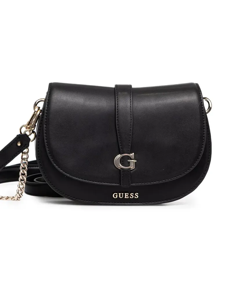 Guess Schultertasche mit Logo - Schwarz Schwarz