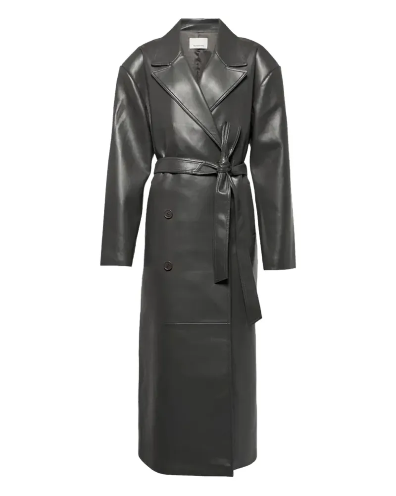 FRANKIE Shop TINA Trenchcoat - Schwarz Schwarz