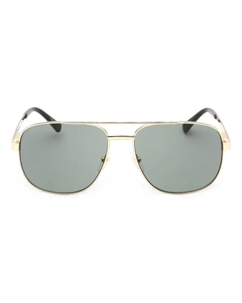 Gucci pilot-frame sunglasses - Gold Gold