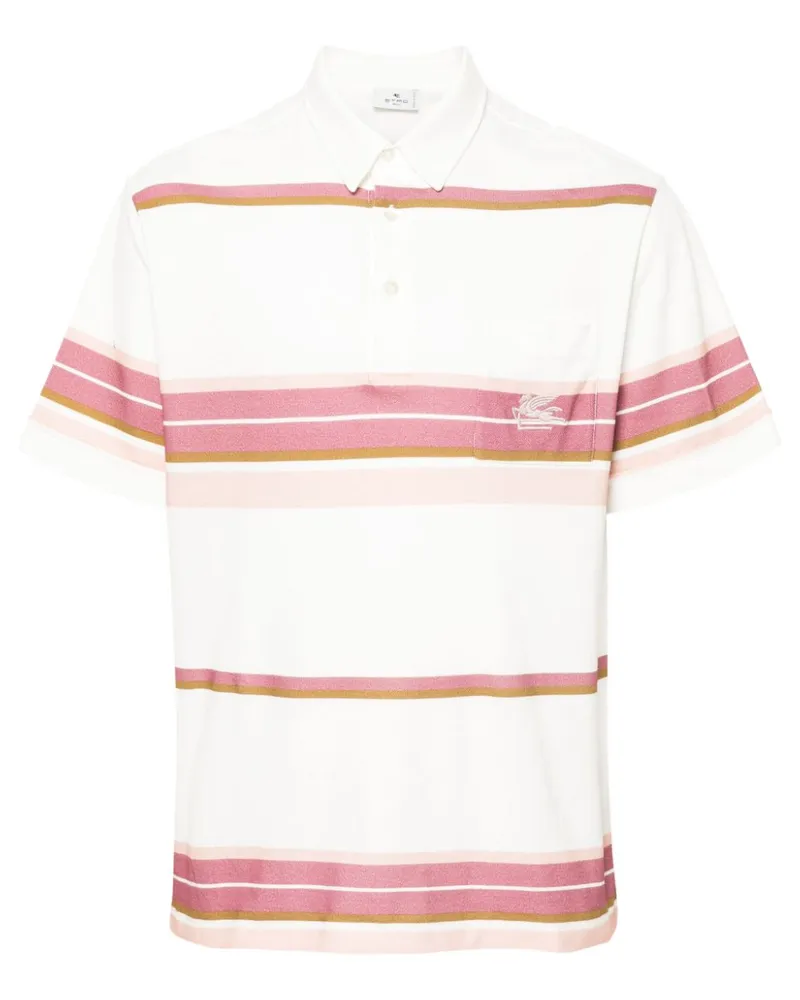 Etro Poloshirt mit Pegaso-Motiv - Nude Nude