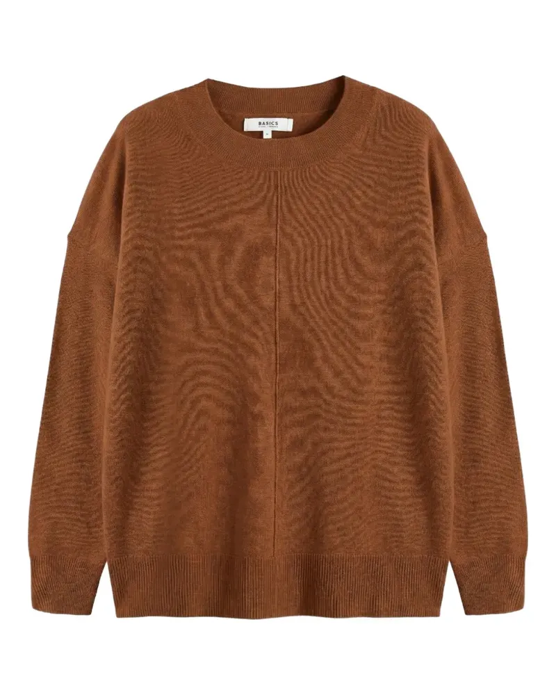 Chinti & Parker Lockerer Pullover mit Ziernaht - Braun Braun