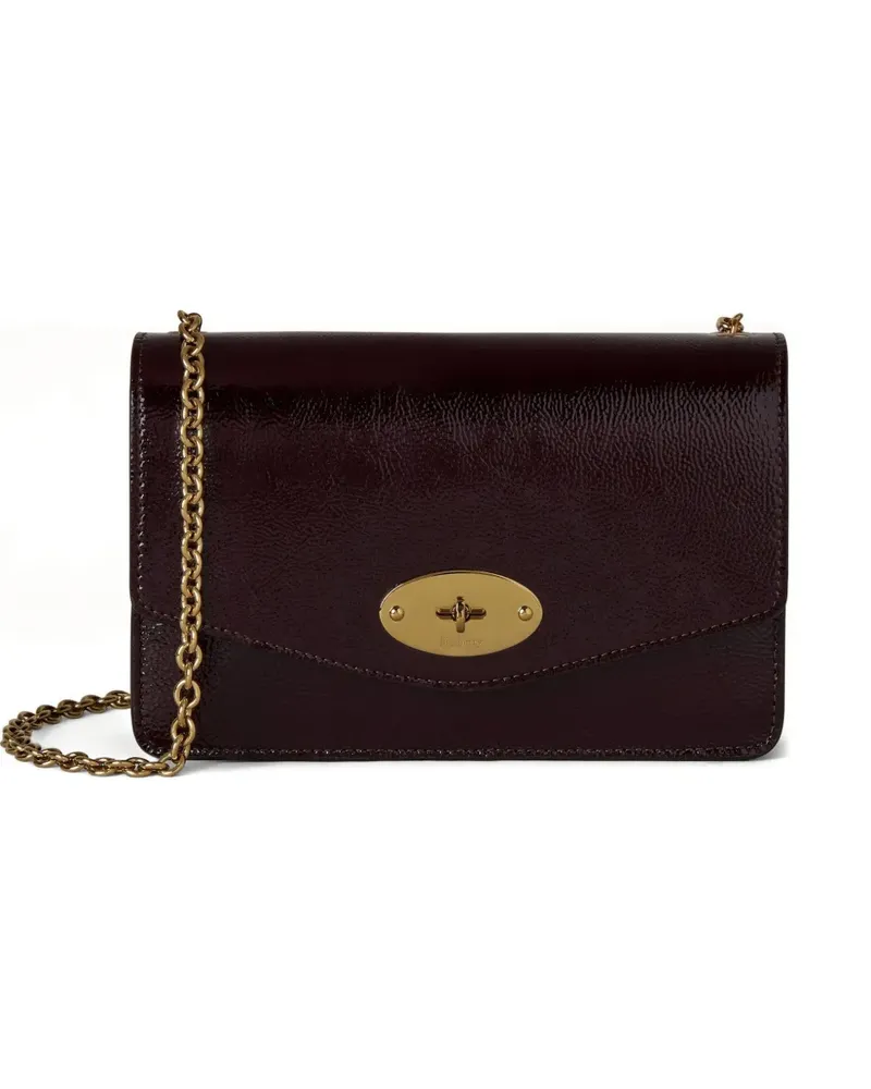 Mulberry Kleine darley Schultertasche mit Kettenriemen - Violett Violett