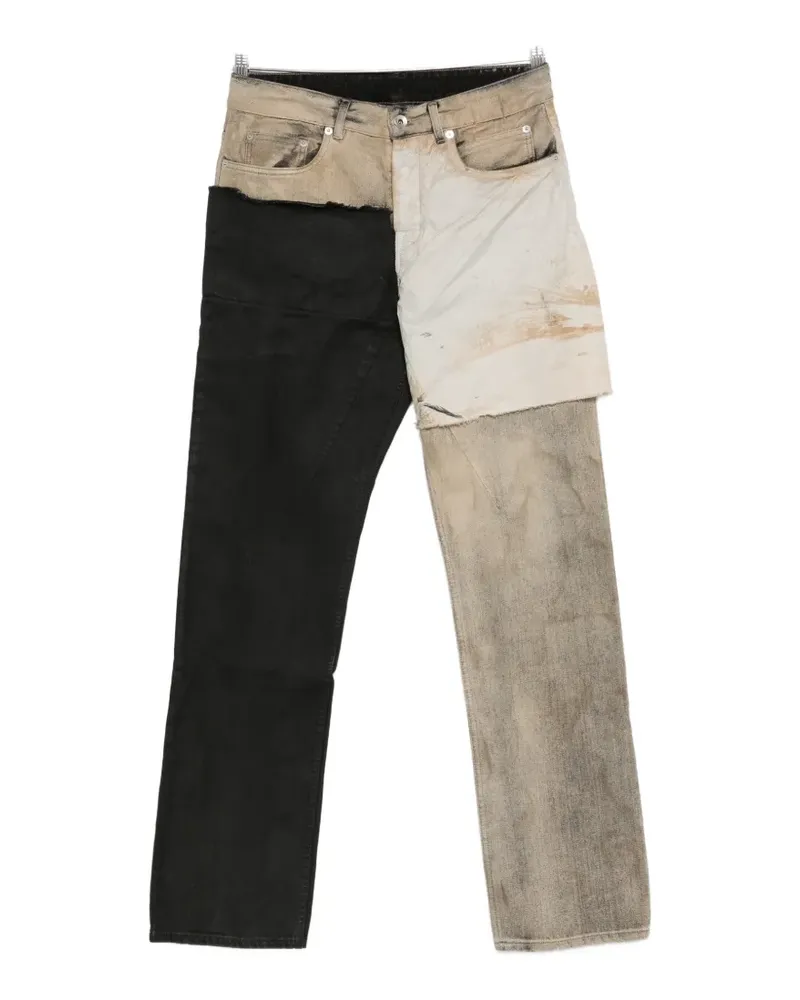 DRKSHDW by Rick Owens patchwork jeans - Schwarz Schwarz