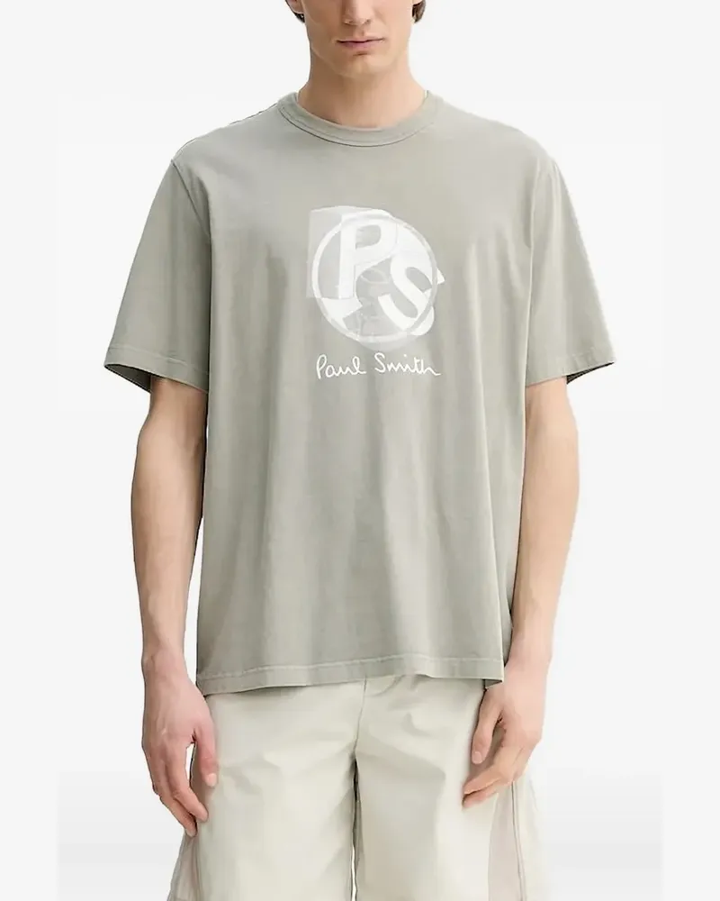Paul Smith T-Shirt mit Logo-Print - Grau Grau