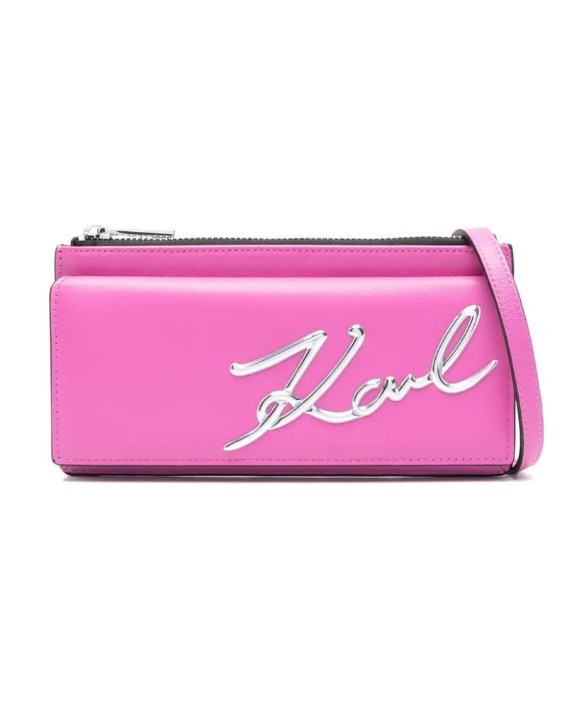 Karl Lagerfeld K/Signature Umhängetasche - Rosa Rosa