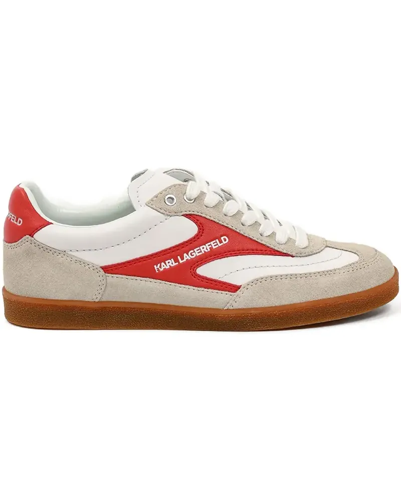 Karl Lagerfeld Sneakers mit Logo-Print - Weiß Weiß