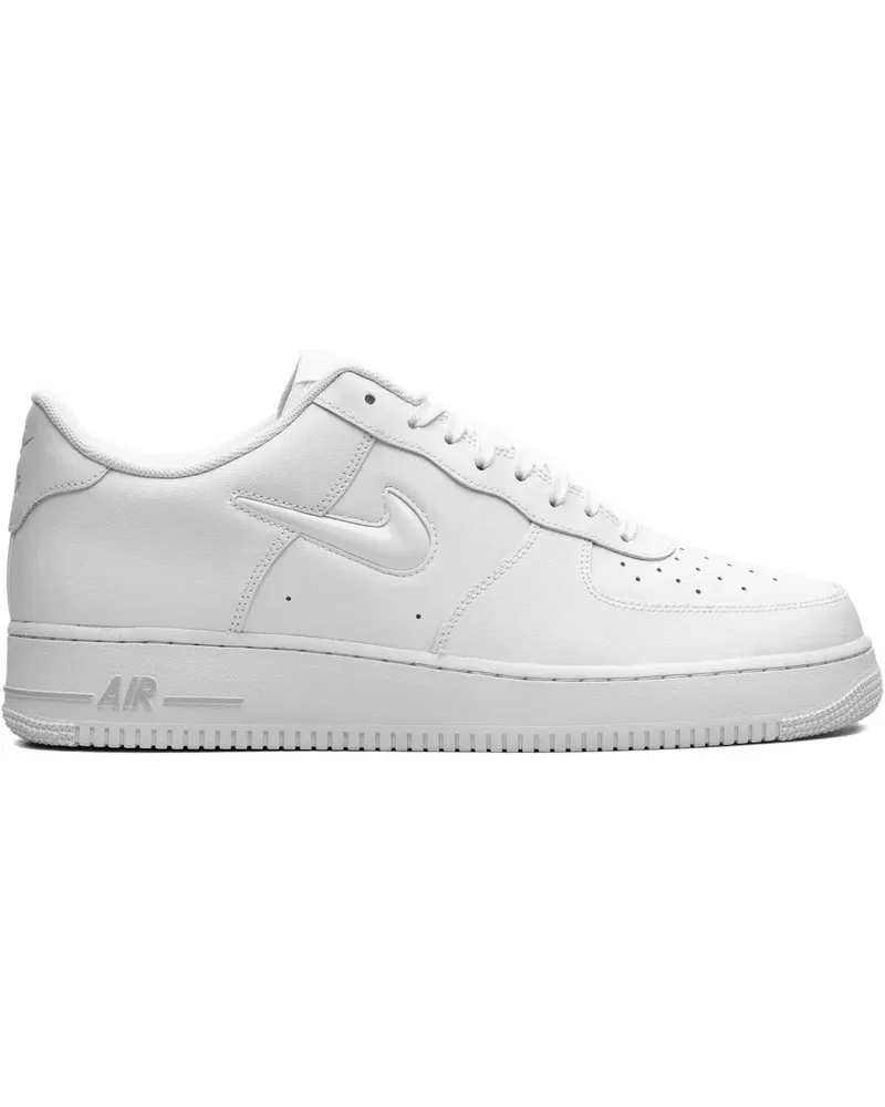 Nike Air Force 1 Jewel "White/Dark Smoke Grey" Sneakers - Weiß Weiß