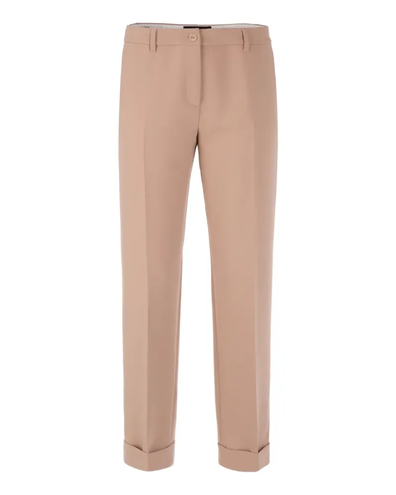 Marc Cain Fordon belt-loops trousers - Nude Nude