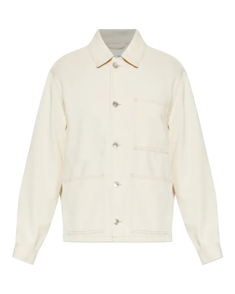 Samsøe & Samsøe Sachore button-up denim jacket - Nude Nude