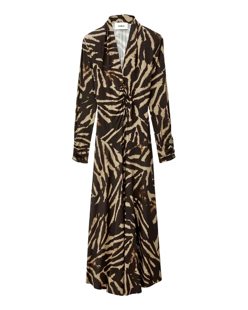 ba&sh Zahira animal-print maxi dress - Braun Braun