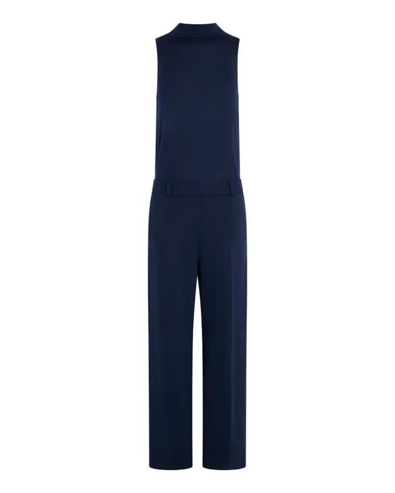 Liviana Conti Kesia collared jumpsuit - Blau Blau