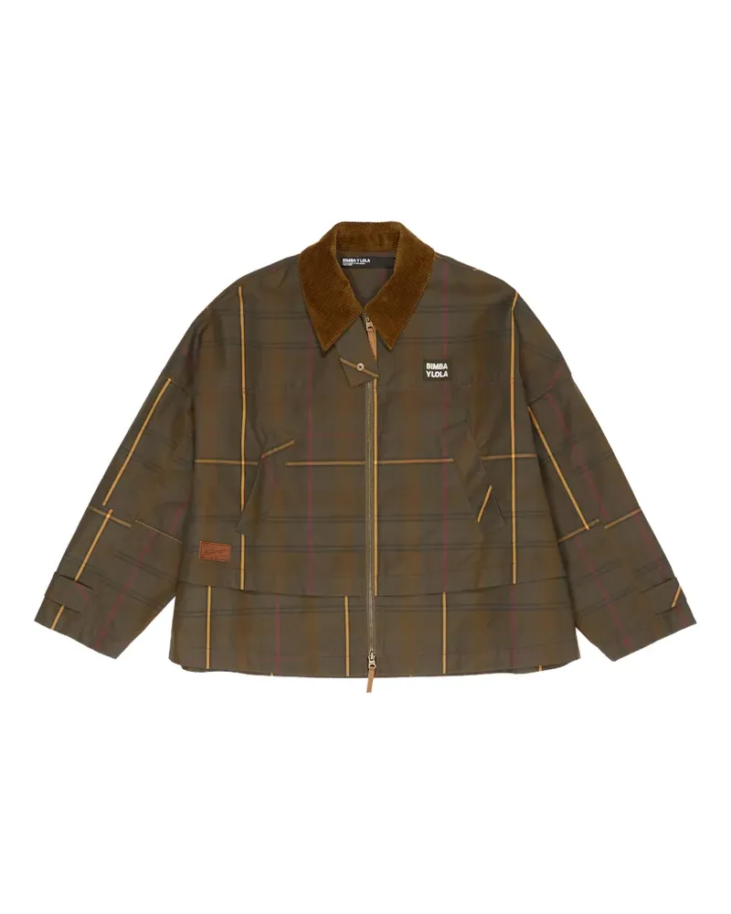 BIMBA Y LOLA Jacke mit Cordkragen - Grün Grün