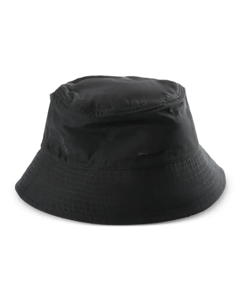 Goldwin Fischerhut mit bestickter Krempe - Schwarz Schwarz