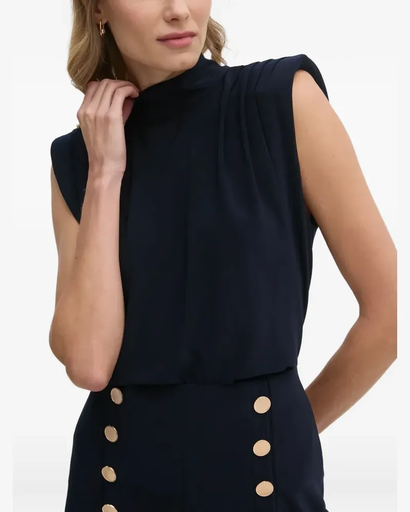 Joseph Ribkoff T-Shirt mit Stehkragen - Blau Blau