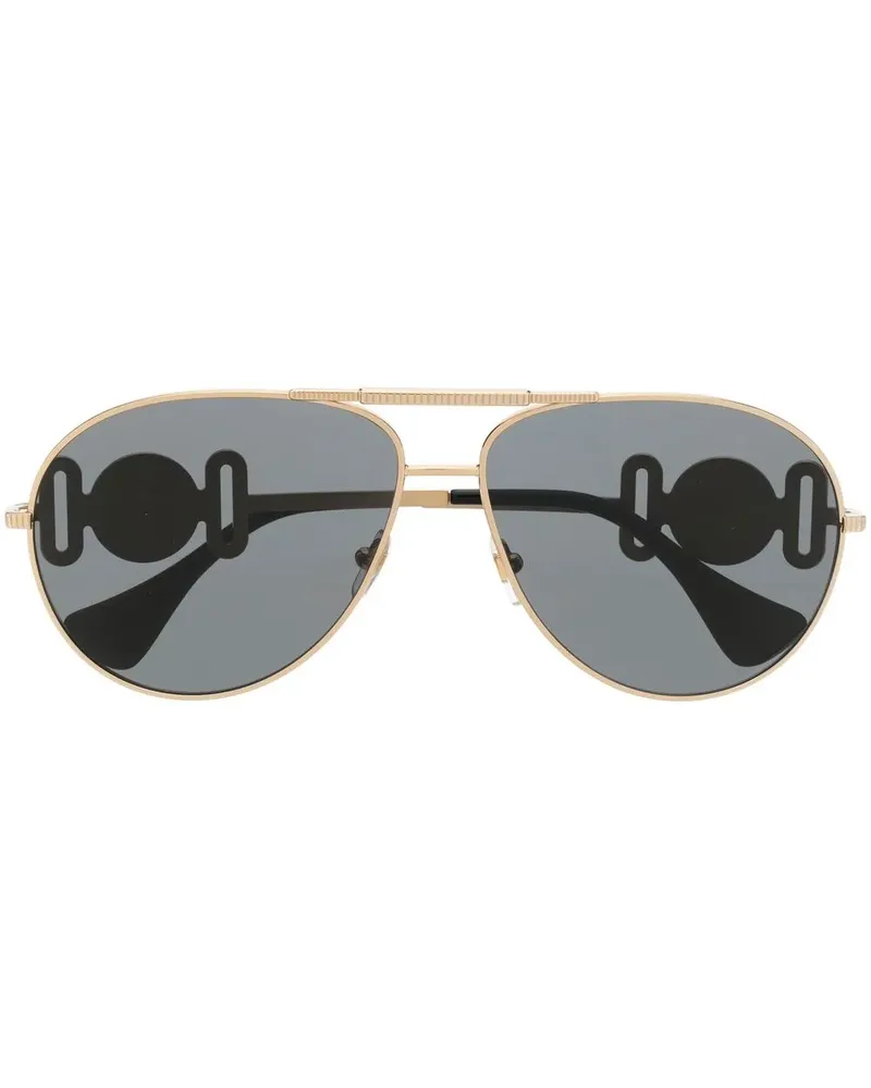 Versace Medusa Sonnenbrille - Gelb Gelb