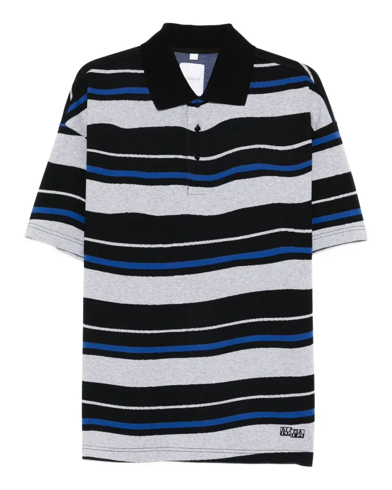Napapijri striped polo shirt - Grau Grau