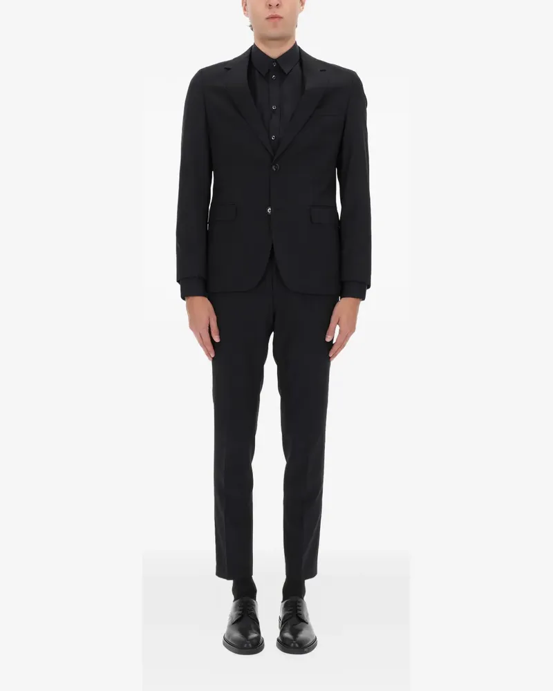 HUGO BOSS virgin wool suit - Schwarz Schwarz