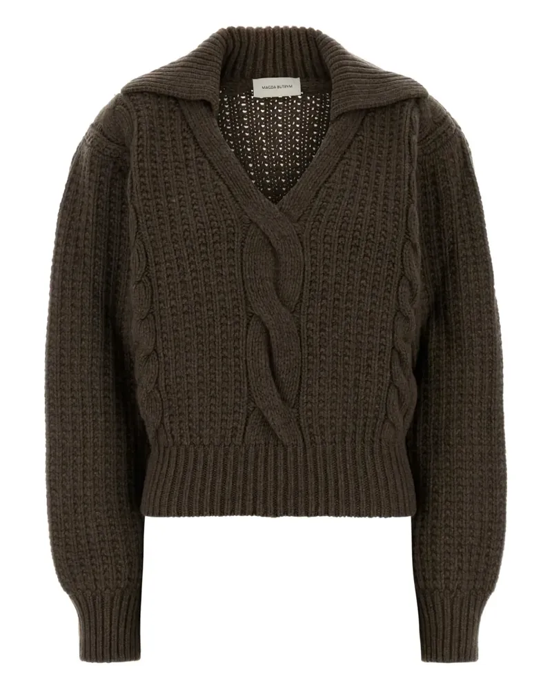 Magda Butrym cashmere sweater - Braun Braun
