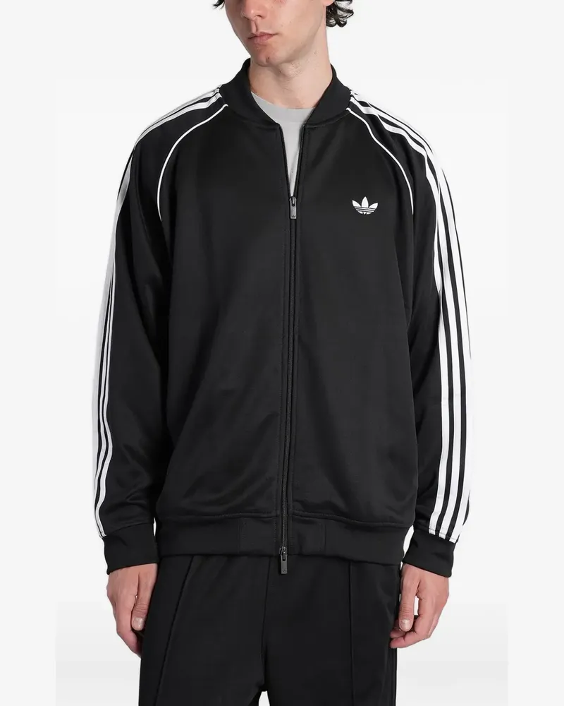 adidas SST Adicolor Classics logo-embroidered track jacket - Schwarz Schwarz