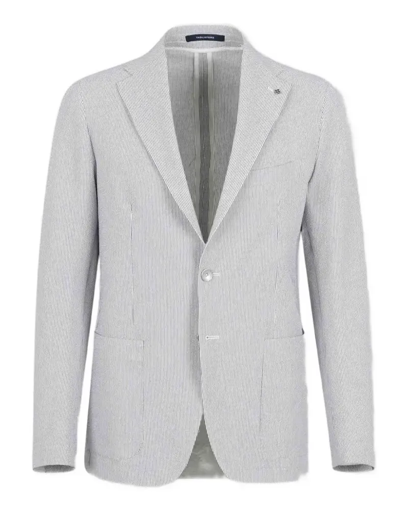 Tagliatore Gestreifter Anzug - Weiß Weiß