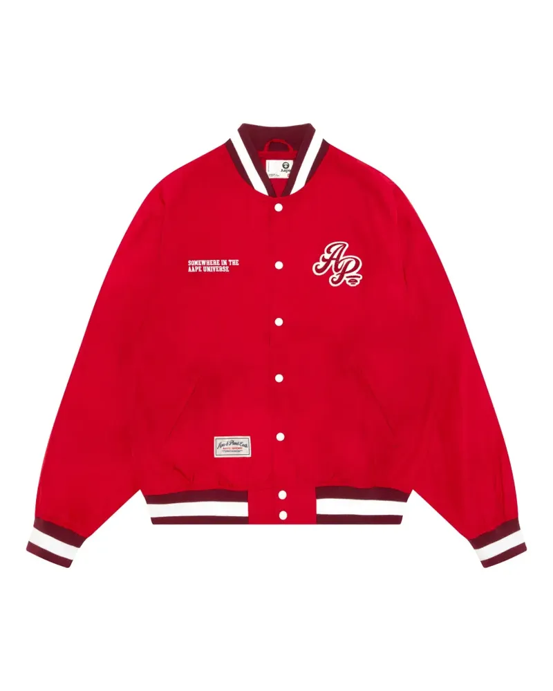 BAPE Jacke mit Logo - Rot Rot