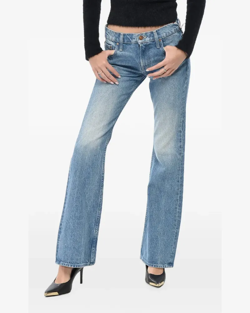 Mother Snacks low-rise bootcut jeans - Blau Blau