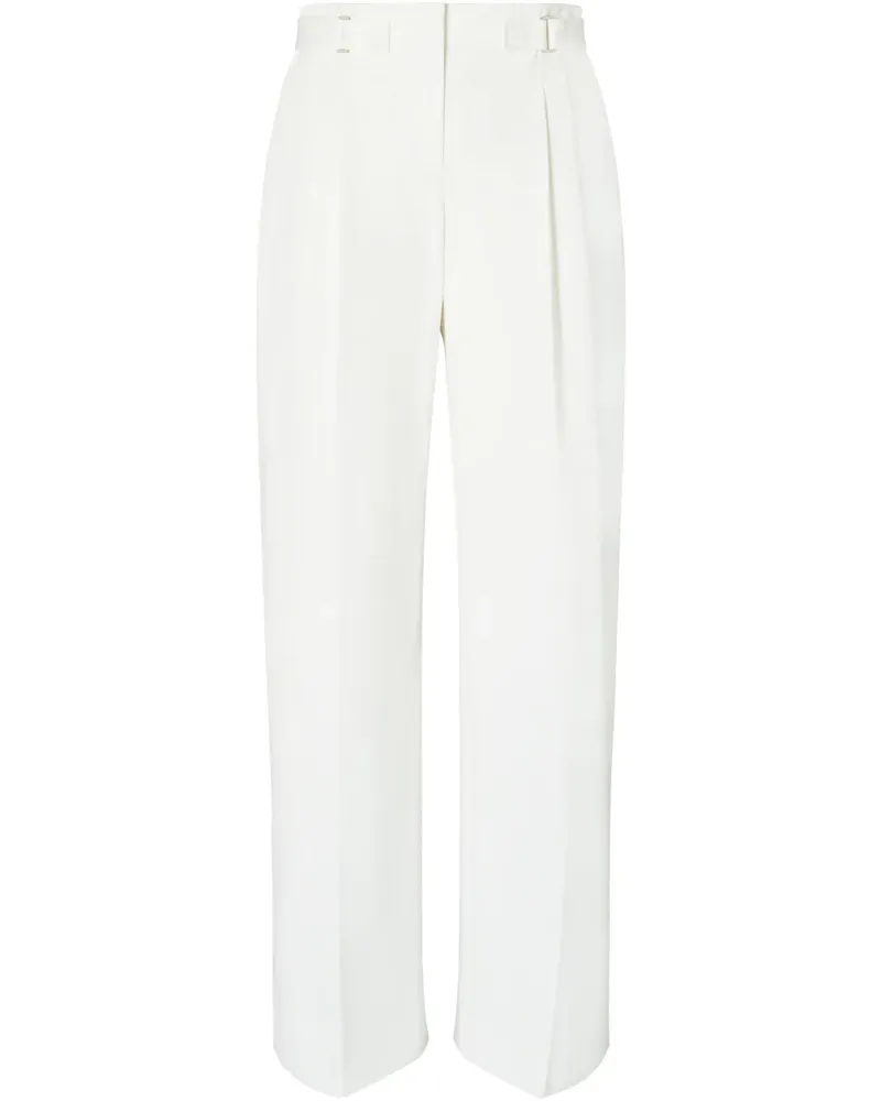 Tory Burch Hose aus Baumwoll-Twill - Weiß Weiß