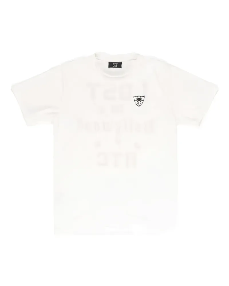 HTC Hollywood Trading Company T-Shirt mit Print - Weiß Weiß
