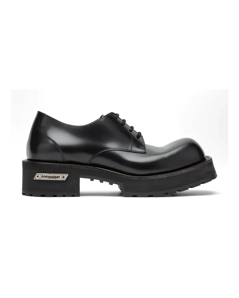 Balenciaga Venom lace-up leather derby shoes - Schwarz Schwarz