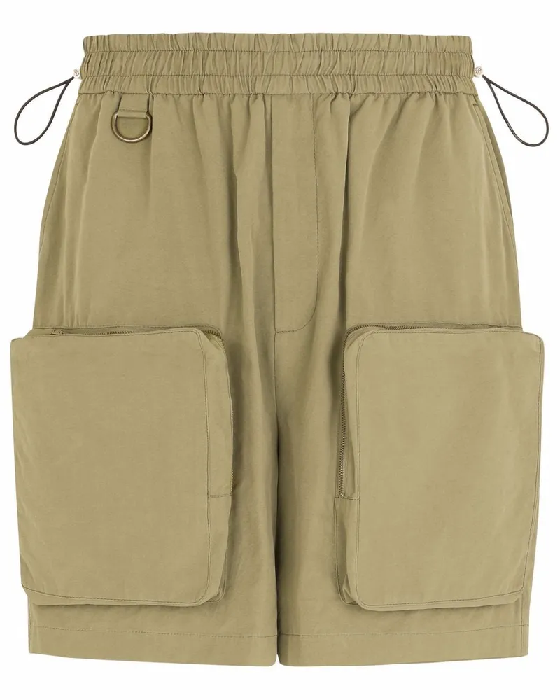 Dolce & Gabbana Cargo-Shorts mit Kordelzug - Grün Grün