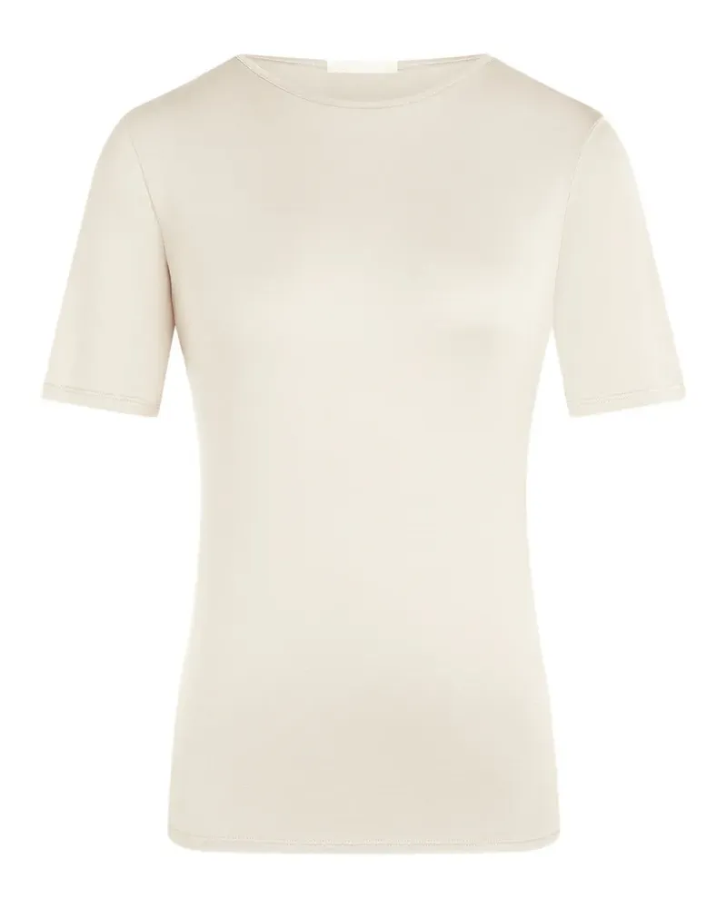 12 STOREEZ Cassiopeia silk T-shirt - Weiß Weiß