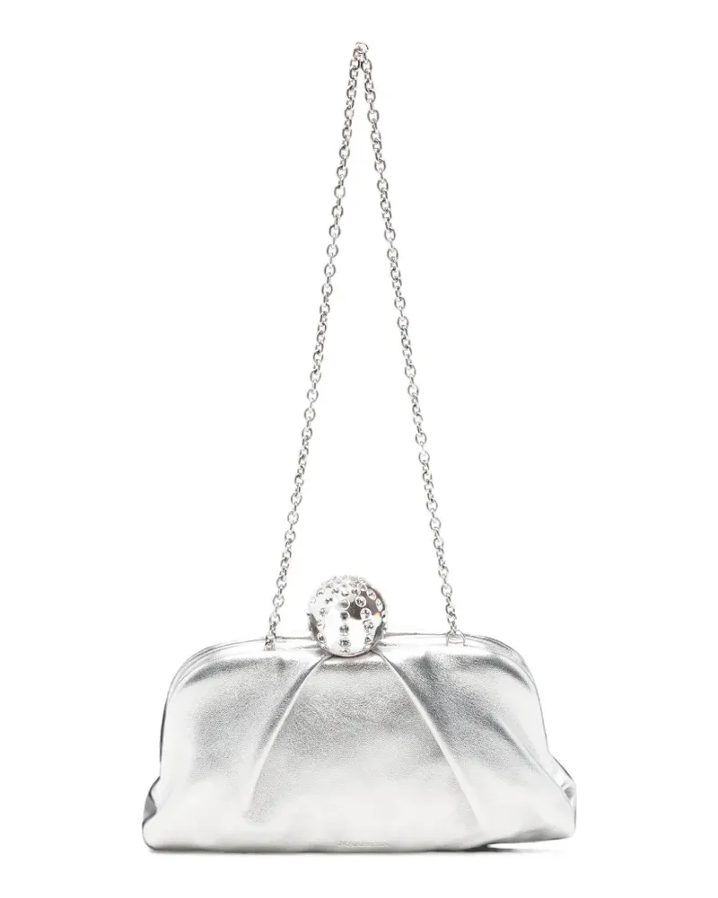 Aquazzura Mini Tequila Clutch - Silber Silber