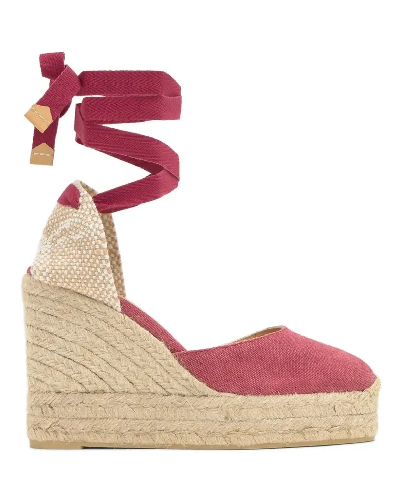 Castañer Carina Espadrilles mit Wedge - Rosa Rosa