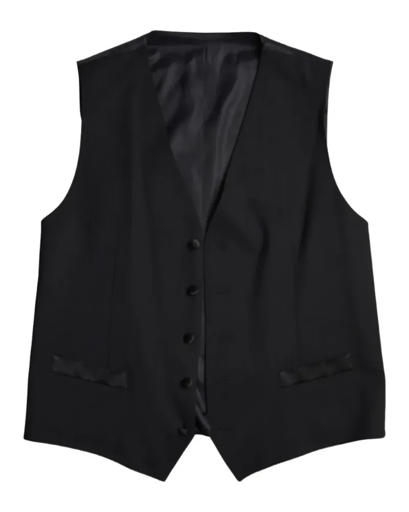 Dolce & Gabbana Paillettenverzierter Anzug mit Nieten - Schwarz Schwarz