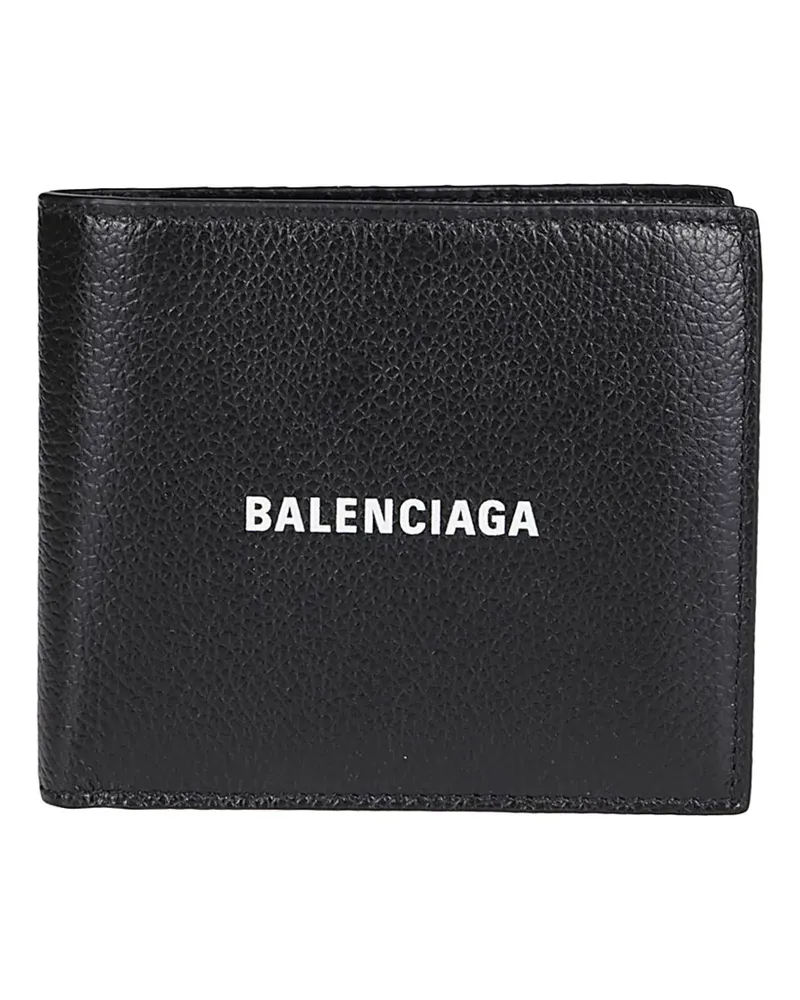Balenciaga Cash Square Portemonnaie - Schwarz Schwarz