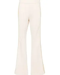 Fendi Gestreifte High-Waist-Jogginghose Nude