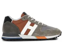 H383 Sneakers mit Kontrasteinsätzen