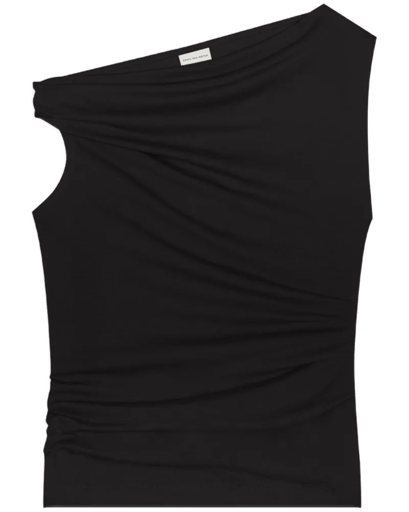 Dries van Noten Schulterfreies Oberteil - Schwarz Schwarz