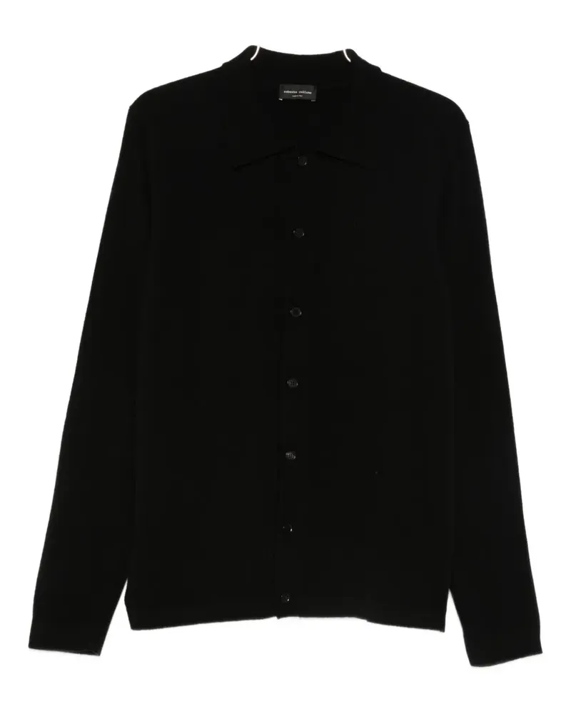 Roberto Collina Cardigan mit Knöpfen - Schwarz Schwarz