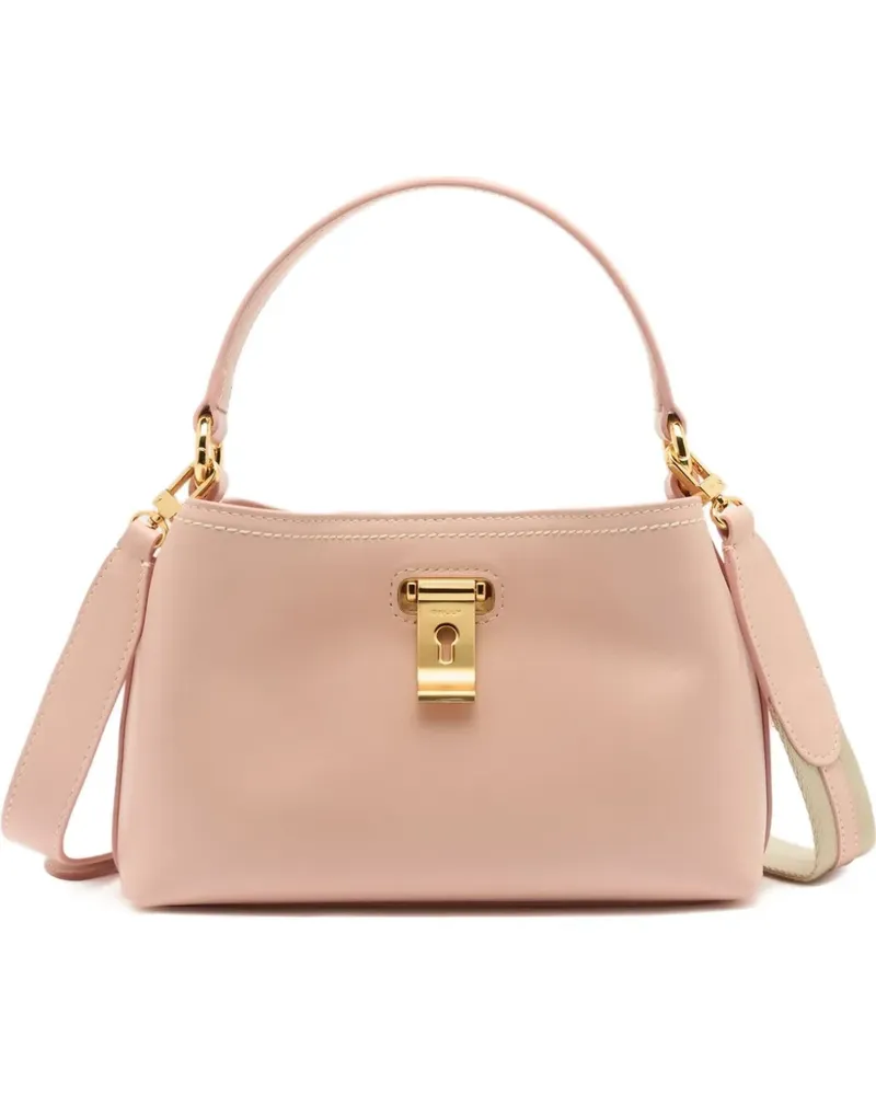 Bally Lock Me MiniBag Tote Bag - Rosa Rosa