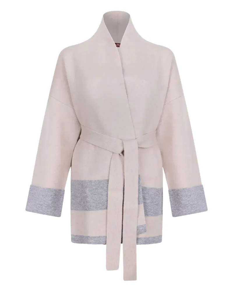 Max Mara Cardigan mit Gürtel - Rosa Rosa