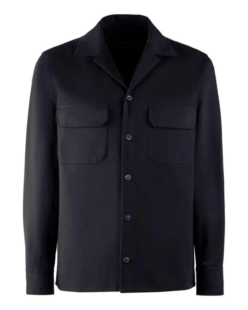 Hogan pocket overshirt jacket - Blau Blau