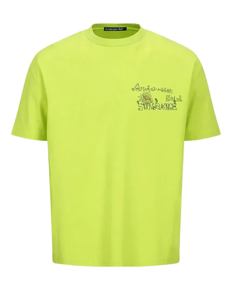 Andersson Bell Sun Dance printed T-shirt - Grün Grün